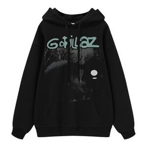 Gorillaz摇滚乐队连帽圆领卫衣