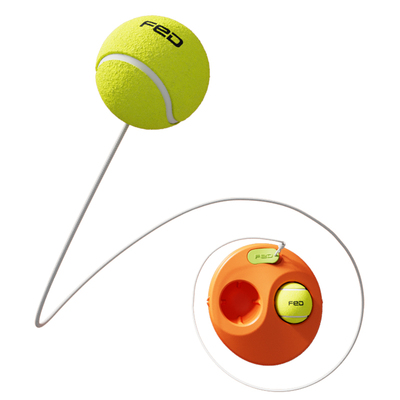 网球带绳训练器单人打回弹专业固定高弹力比赛用球带线练习球底座