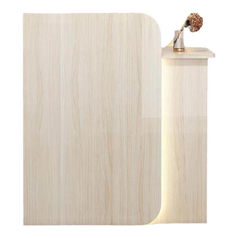 简约小型收银台吧台柜台小型接待台前台收款台理发店服装店导购台