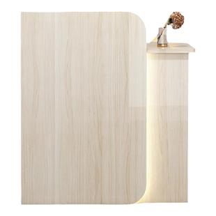 简约小型收银台吧台柜台小型接待台前台收款台理发店服装店导购台