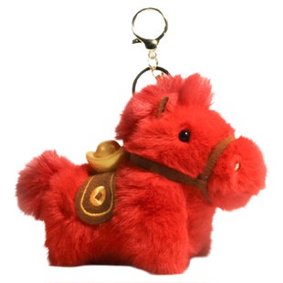 2026马年雍和门小红马挂件新年本命年生肖挂饰包包挂件钥匙扣礼物