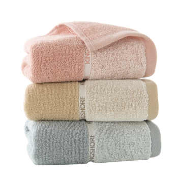 3条金号毛巾纯棉成人洗脸巾家用全棉吸水素色男女儿童洗澡洗手实付14.9元到手包邮