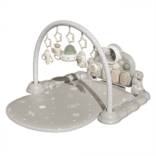 贝易婴儿学步车健身架多功能脚踏钢琴新生幼儿见面礼盒物宝宝玩具