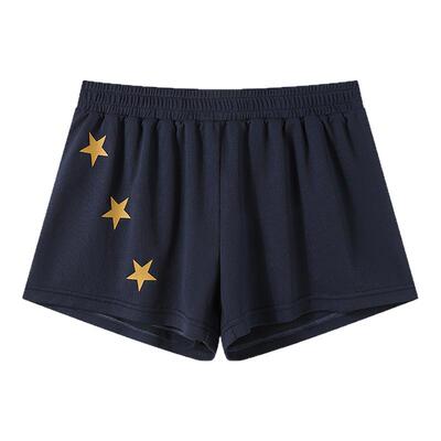 CryingCenter 撞色星星网眼无侧缝舒适运动短裤 哭喊中心