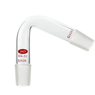 玻璃牛角弯头jhzy75度克氏接收管