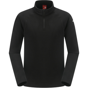 SCALER思凯乐户外抓绒衣男半开衫外套卫衣春秋新款套头打底衫女