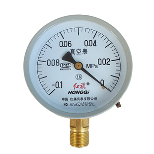真空表压力表Y40 Y50 Y60 Y100耐震负压表-0.1-0MPA -76-0 -30-0
