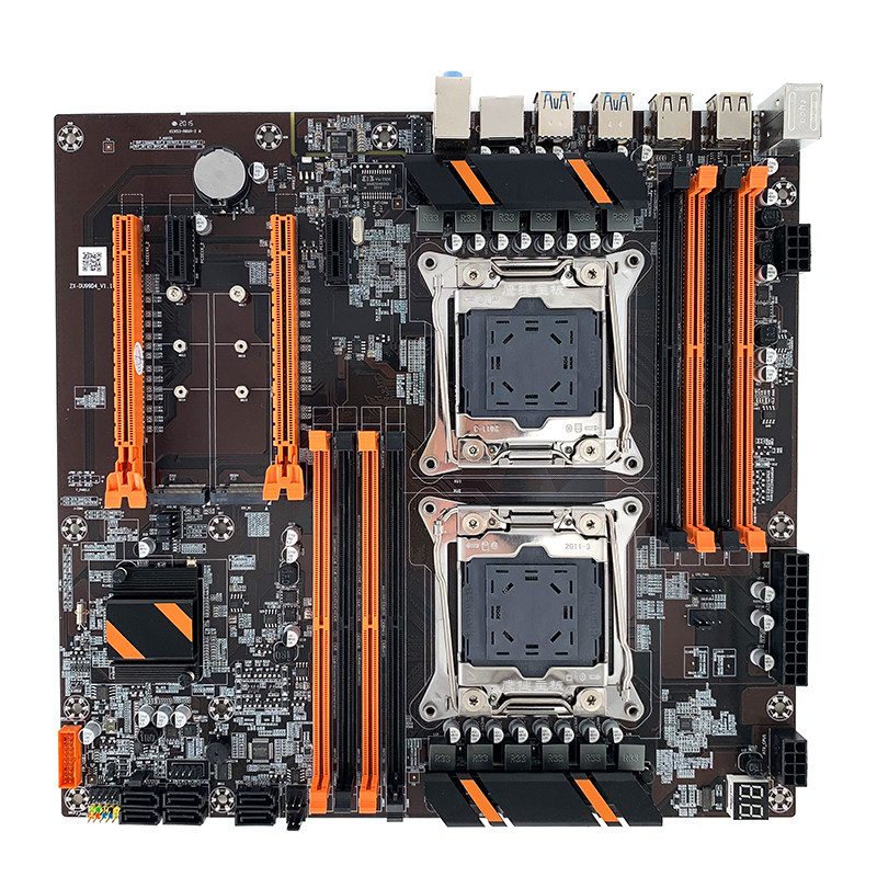 鹰捷X99主板双路DDR4 2011v3服务器台式电脑e5志强2678V3多开套装