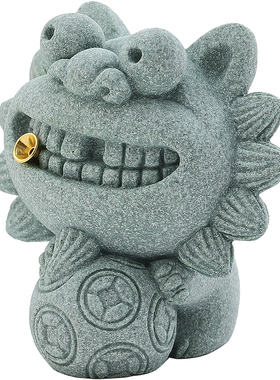 逗兽香插故梦既是茶宠亦是摆件