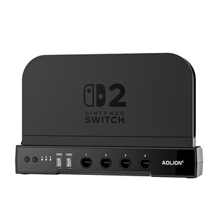 AOLION澳加狮 Switch 2底座散热风扇任天堂NS2游戏掌机底座HUB拓展坞高转速散热双风扇switch2底座拓展配件