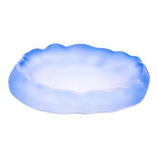 耘籍阁墨蝶砚台墨盘书法国画专用水晶玻璃冰种学生墨蝶墨池笔架笔搁笔舔装墨水碟子多功能墨蝶文房四宝墨砚台