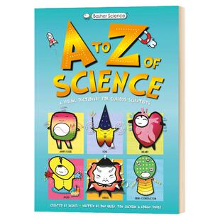 Basher Science: An A to Z of Science 巴舍 酷酷的科学书之 科学的A到Z 精装科普
