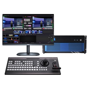 赛天鹰27寸真三维虚拟演播室系统定制直播录播导播虚拟融媒体制作