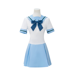 花咲川cos服中等部夏水手服cosplay动漫套装角色扮演学院制服全套