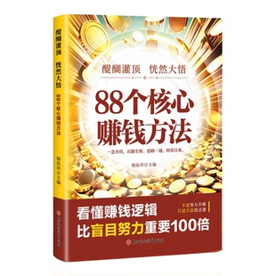 醍醐灌顶 恍然大悟:88个核心赚钱方法，系统掌握底层人的赚钱路径 改变赚钱认知 改善收入结果 系统掌握底层人的赚钱路径