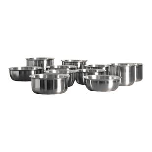 会员福利三层钢一体成型不锈钢料理盆汤打蛋盆拌面大碗可用电磁炉