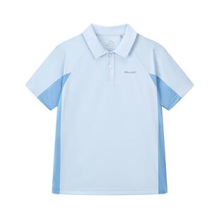 伯希和儿童速干T恤夏季新款凉感短袖男女童透气中大童运动POLO衫