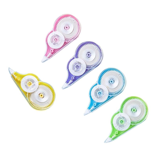 齐心文具修正带学生用涂改改正修改改错改字黑科技无痕去字大容量高颜值女生小学生小型可爱初中生静音实惠装