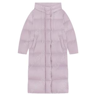 邱莹莹 HELA AOMI “可溯源.热气球”90白鸭绒豆腐块长款羽绒服