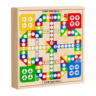 飞行棋五子棋儿童多合一跳棋围棋盘套装小学生益智多功能棋类玩具