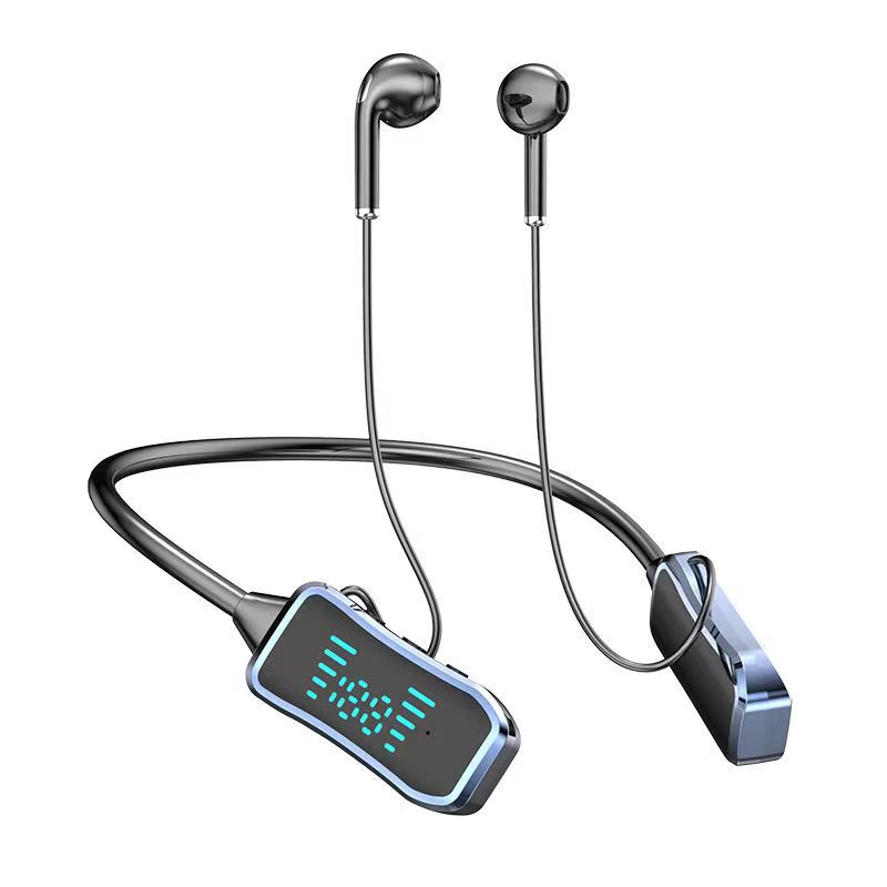 运动无线蓝牙耳机超强待机挂脖式插卡听歌OPPOvivo苹果适用