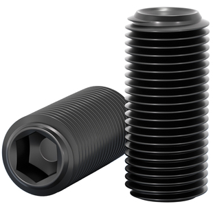 12.9级细牙内六角凹端紧定螺丝钉机米M6M8M10M12*0.75*1*1.25*1.5