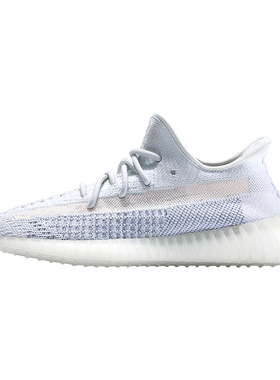 OG YEEZY奢椰子鞋350冰蓝男女鞋款春季网面透气运动休闲跑步鞋子