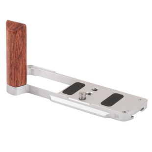 FOTGA木质手柄快装板适用于松下S9相机快装板金属底板兼容云台Lumix S9L板手柄底座