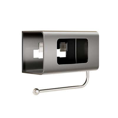 厨房纸巾架湿巾盒免打孔壁挂抽纸盒保鲜膜卷纸架子收纳置物架浴室