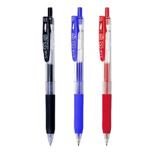 日本ZEBRA斑马笔斑马中性笔JJ15学生考试用笔刷题0.5mm黑笔红笔按动中性笔速干黑色水笔圆珠笔签字笔学生文具