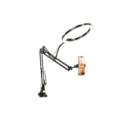 手机直播支架带补光灯俯拍直播架