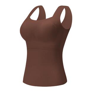 芬腾带胸垫背心胸罩一体式女士内衣文胸美背无痕吊带内搭打底上衣