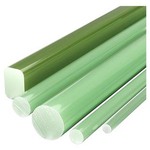 FR4环氧玻纤棒绝缘棒G10树脂玻璃钢水绿色玻璃纤维胶木棒加工定制