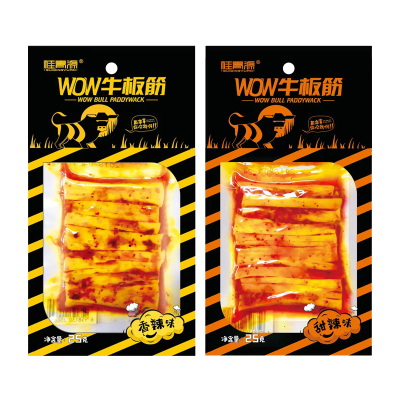 桂青源WOW牛板筋香辣肉筋零食