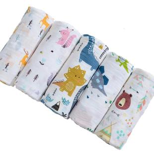 婴儿单层纱布包单春夏薄款新生儿产房纯棉盖毯抱被宝宝防惊跳浴巾