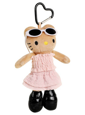 正版hellokitty粉色蛋糕裙挂件