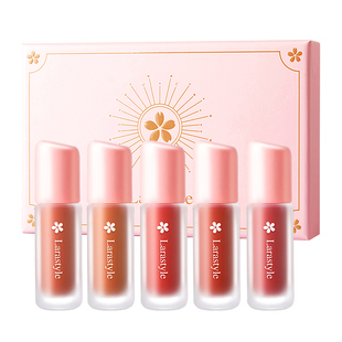 【5支礼盒装】拉雅时代唇釉礼盒套装哑光口红素颜显白不易脱色