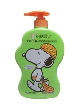 史努比儿童山羊奶清洁洗发沐浴露