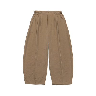 GoodNorth日系复古阔腿休闲长裤