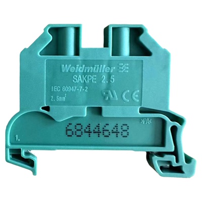 接地端子魏德米勒2.5平方螺栓式