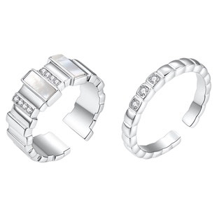 ZEGL个性戒指女生小众食指戒子钻石轻奢秋冬食指环高级感饰品新款