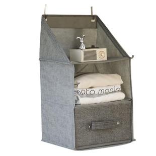 宿舍床上置物架上铺下铺挂袋衣服大学寝室床边衣柜衣物收纳柜神器