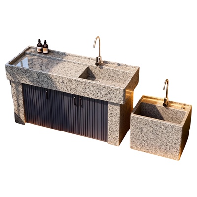 【耐用一辈子】户外一体式洗手台