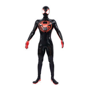 Smitizen胶兽派黑蜘蛛硅胶套装迈尔斯蜘蛛侠平行宇宙肌肉衣latex