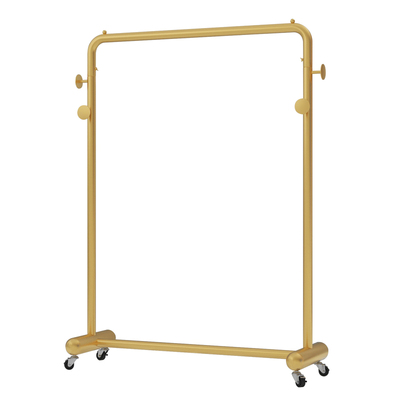 加粗单杆式晾衣架家用双层挂衣架