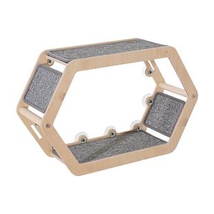 喵林苑云端吸盘猫爬架墙壁式猫吊床太空舱观景台免打孔猫跳台