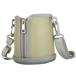 戴茗瓷大肚杯杯套保温杯保护套通用款大肚保温杯套皮质水壶套斜挎