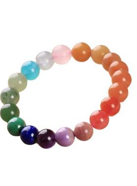 多宝手串彩虹宝石粉晶