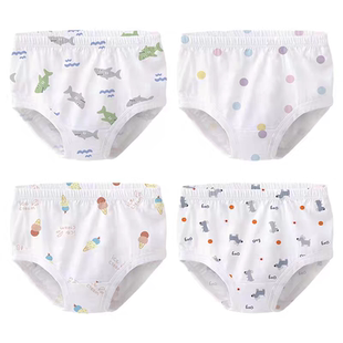 小青龙儿童内裤纯棉男童女童宝宝三角裤面包裤全棉小孩短裤中大童