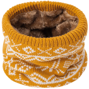 儿童围脖秋冬脖套男童女童宝宝加绒加厚小孩毛线护颈椎围巾套双层